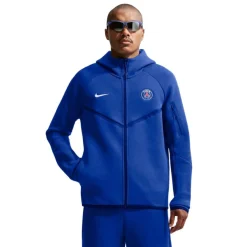 Nike Paris Saint-Germain Tech Fleece Vest 2026-2027 Donkerblauw Wit