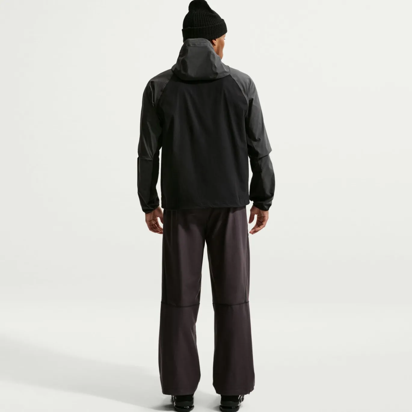 Nike Paris Saint-Germain Tech Woven Windrunner Jack Zwart Donkergrijs Wit