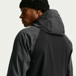 Nike Paris Saint-Germain Tech Woven Windrunner Jack Zwart Donkergrijs Wit