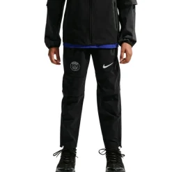 Nike Paris Saint-Germain Tech Woven Trainingsbroek 2026-2027 Kids Zwart Donkergrijs Wit