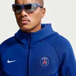Nike Paris Saint-Germain Tech Fleece Trainingspak 2026-2027 Donkerblauw Wit