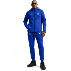 Nike Paris Saint-Germain Tech Fleece Trainingspak 2026-2027 Donkerblauw Wit