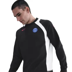 Nike Paris Saint-Germain Total 90 Crew Sweater 2025-2026 Zwart Wit Rood