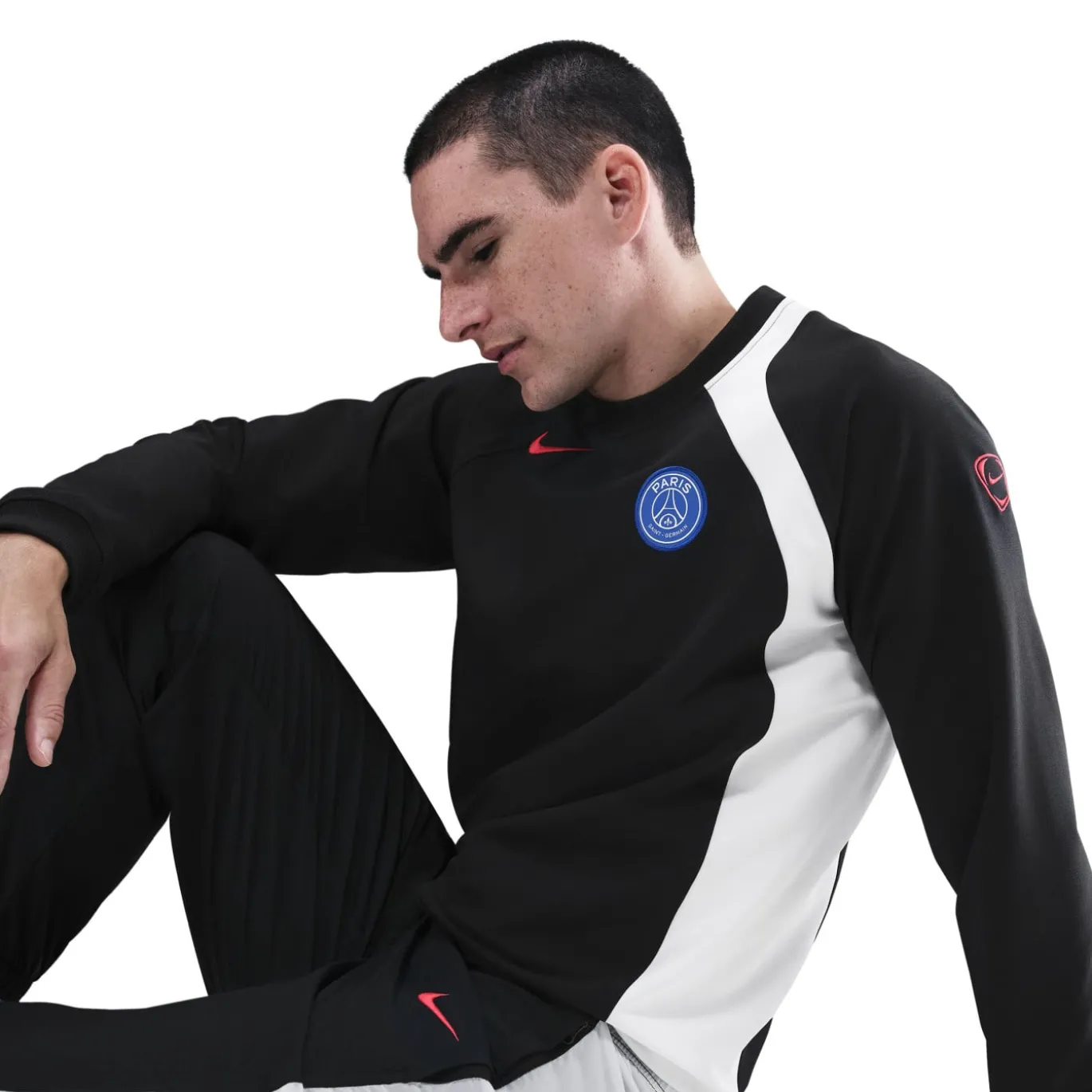 Nike Paris Saint-Germain Total 90 Trainingspak 2025-2026 Zwart Wit Rood