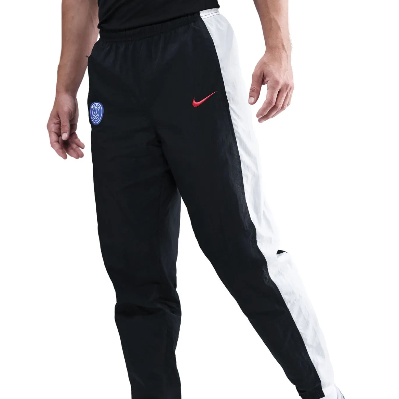 Nike Paris Saint-Germain Total 90 Trainingsbroek Woven 2025-2026 Zwart Wit Rood