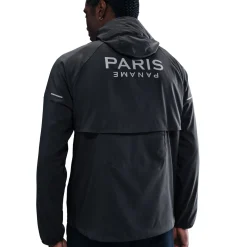 Nike Paris Saint-Germain Windrunner Woven Trainingspak Full-Zip 2025-2026 Donkergrijs Zilver