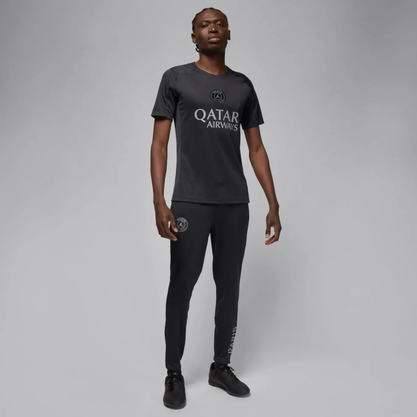 Nike Paris Saint-Germain x Jordan Strike Trainingsbroek 2025-2026 Zwart Grijs
