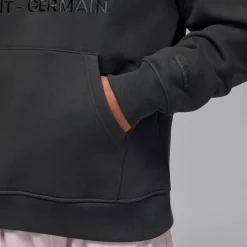 Nike Paris Saint-Germain x Jordan Hoodie 2025-2026 Donkergrijs Zwart