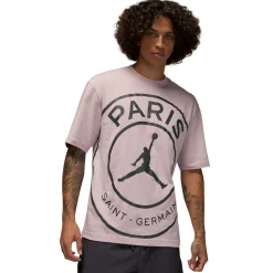 Nike Paris Saint-Germain x Jordan T-Shirt Lichtroze Zwart