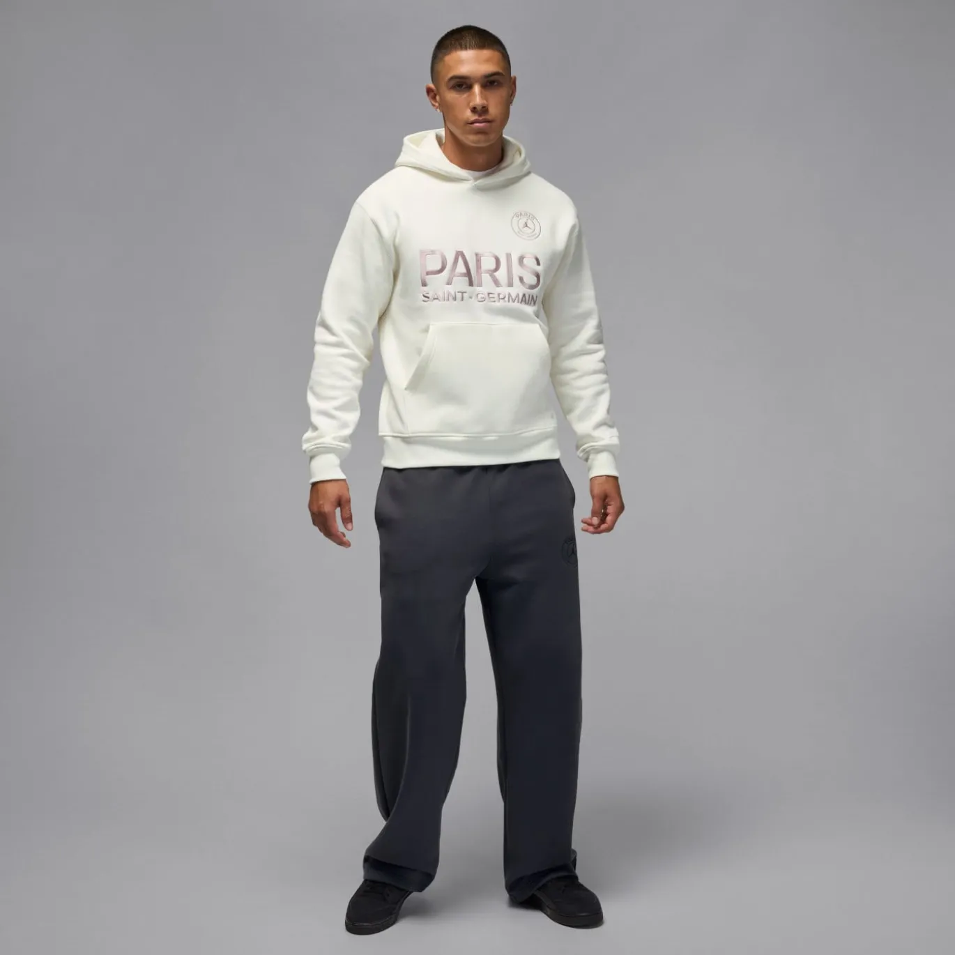 Nike Paris Saint-Germain x Jordan Hoodie 2025-2026 Gebroken Wit