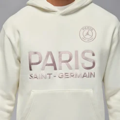 Nike Paris Saint-Germain x Jordan Hoodie 2025-2026 Gebroken Wit