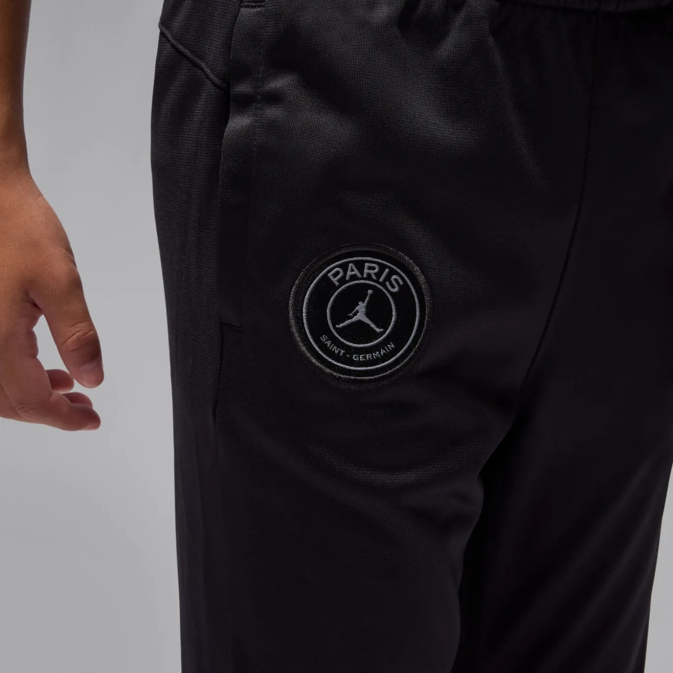 Nike Paris Saint-Germain x Jordan Strike Trainingspak Full-Zip 2025-2026 Kleuters Zwart Donkergrijs
