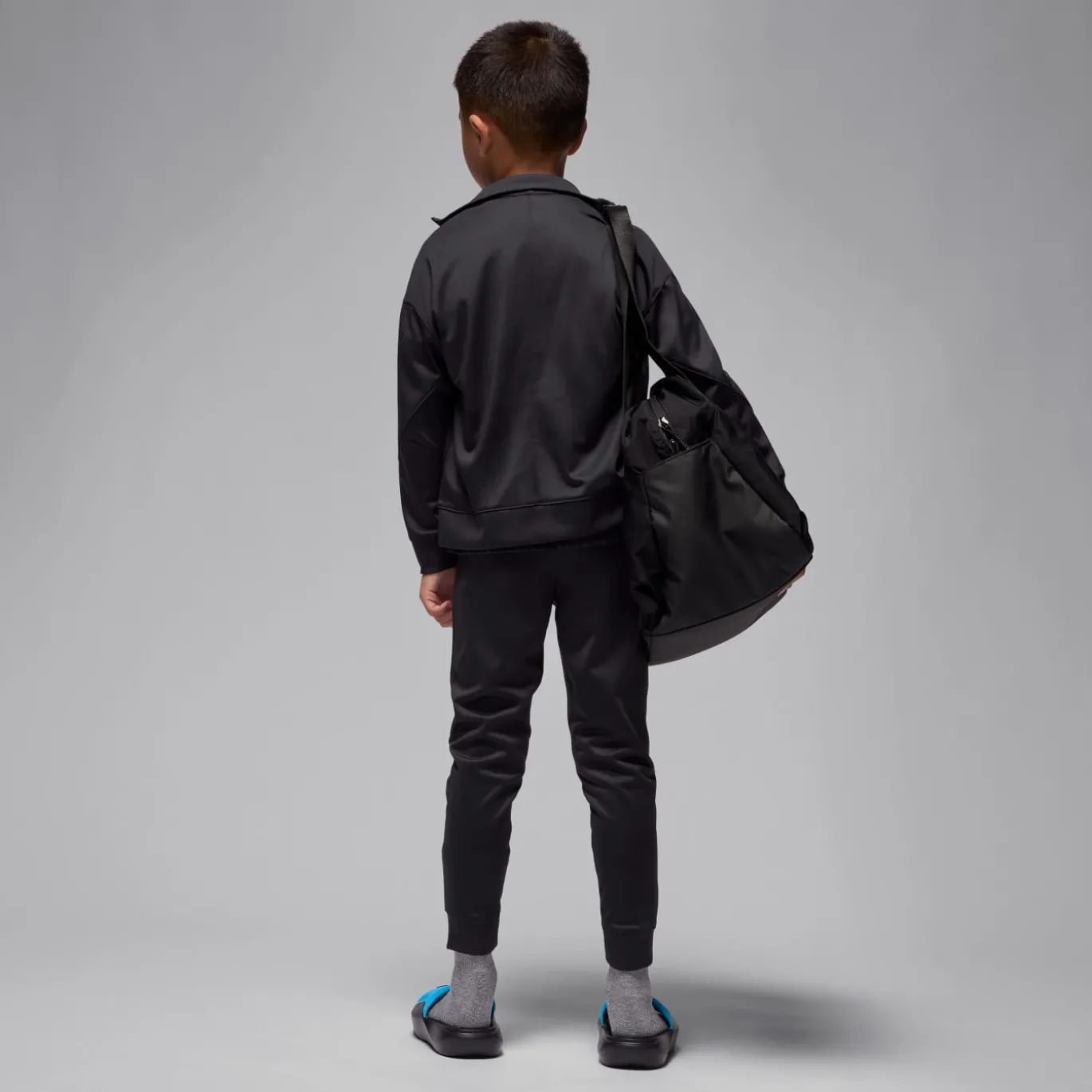 Nike Paris Saint-Germain x Jordan Strike Trainingspak Full-Zip 2025-2026 Kleuters Zwart Donkergrijs