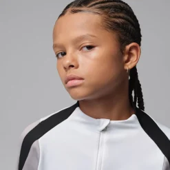 Nike Paris Saint-Germain x Jordan Strike Trainingspak 1/4-Zip 2025-2026 Kids Wit Grijs Zwart