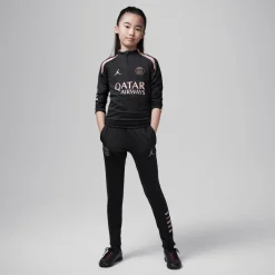 Nike Paris Saint-Germain x Jordan Strike Trainingsbroek 2024-2025 Kids Zwart Roze Brons