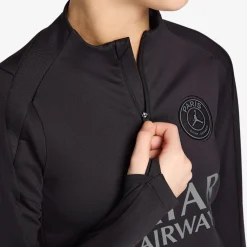 Nike Paris Saint-Germain x Jordan Strike Trainingspak 1/4-Zip 2025-2026 Kids Zwart Grijs