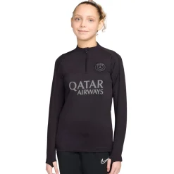 Nike Paris Saint-Germain x Jordan Strike Trainingspak 1/4-Zip 2025-2026 Kids Zwart Grijs