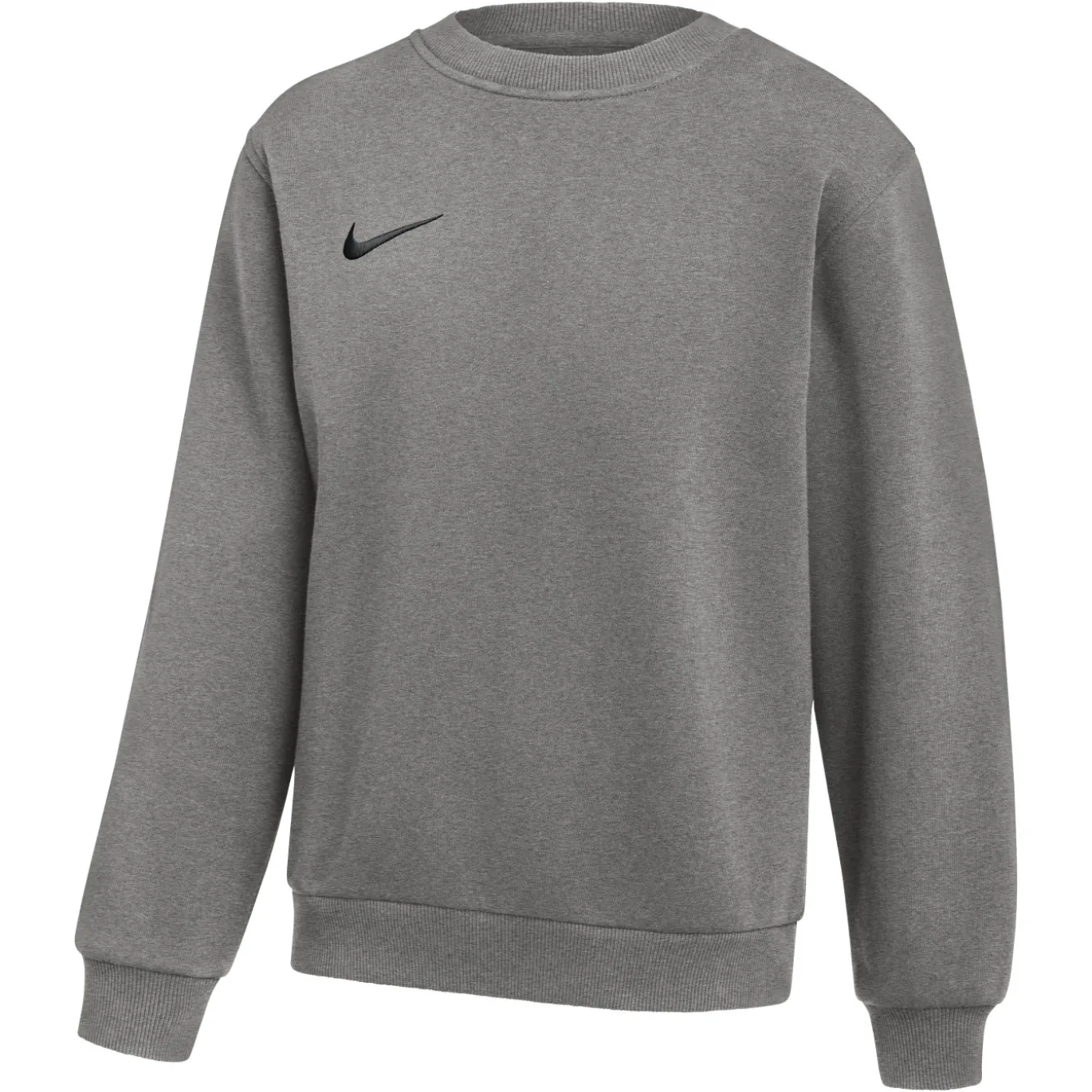 Nike Park 26 Fleece Crew Sweater Kids Donkergrijs Zwart