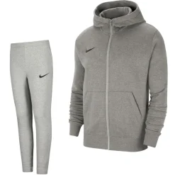 Nike Park 20 Fleece Full-Zip Trainingspak Kids Grijs