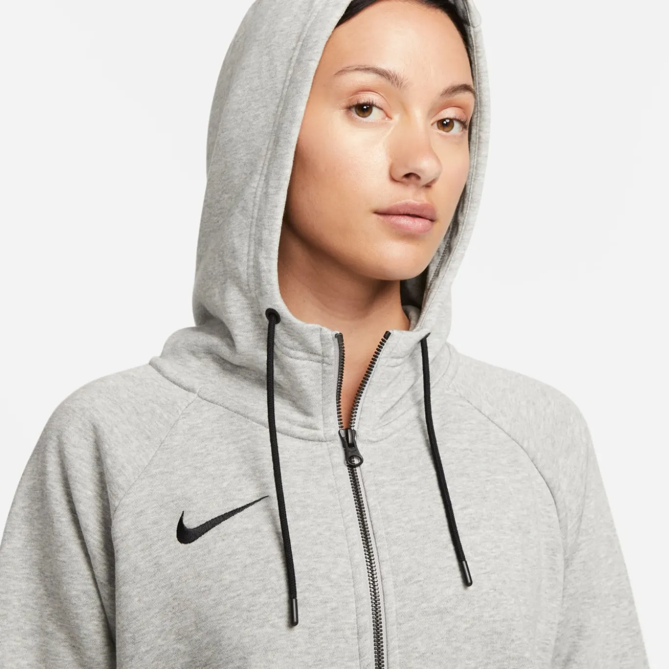 Nike Park 20 Fleece FZ Hoodie Vrouwen Grijs
