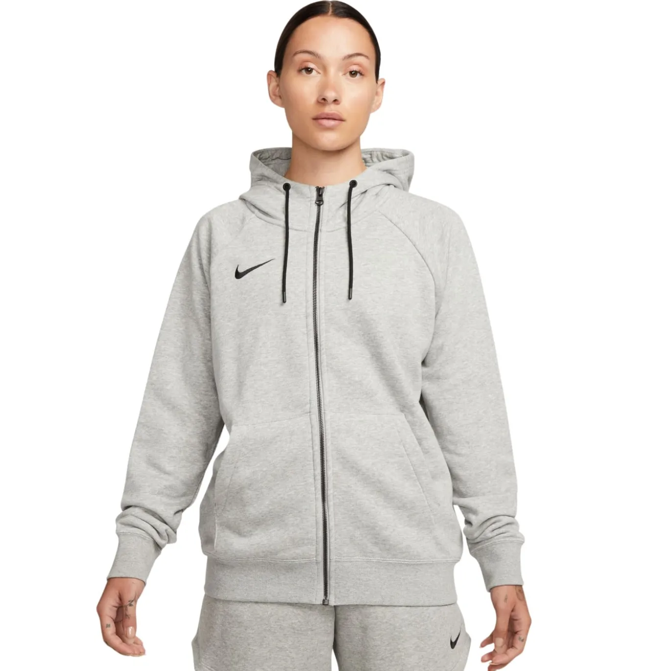 Nike Park 20 Fleece FZ Hoodie Vrouwen Grijs
