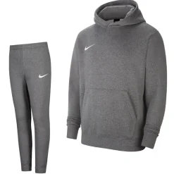 Nike Park 20 Fleece Hoodie Trainingspak Kids Grijs