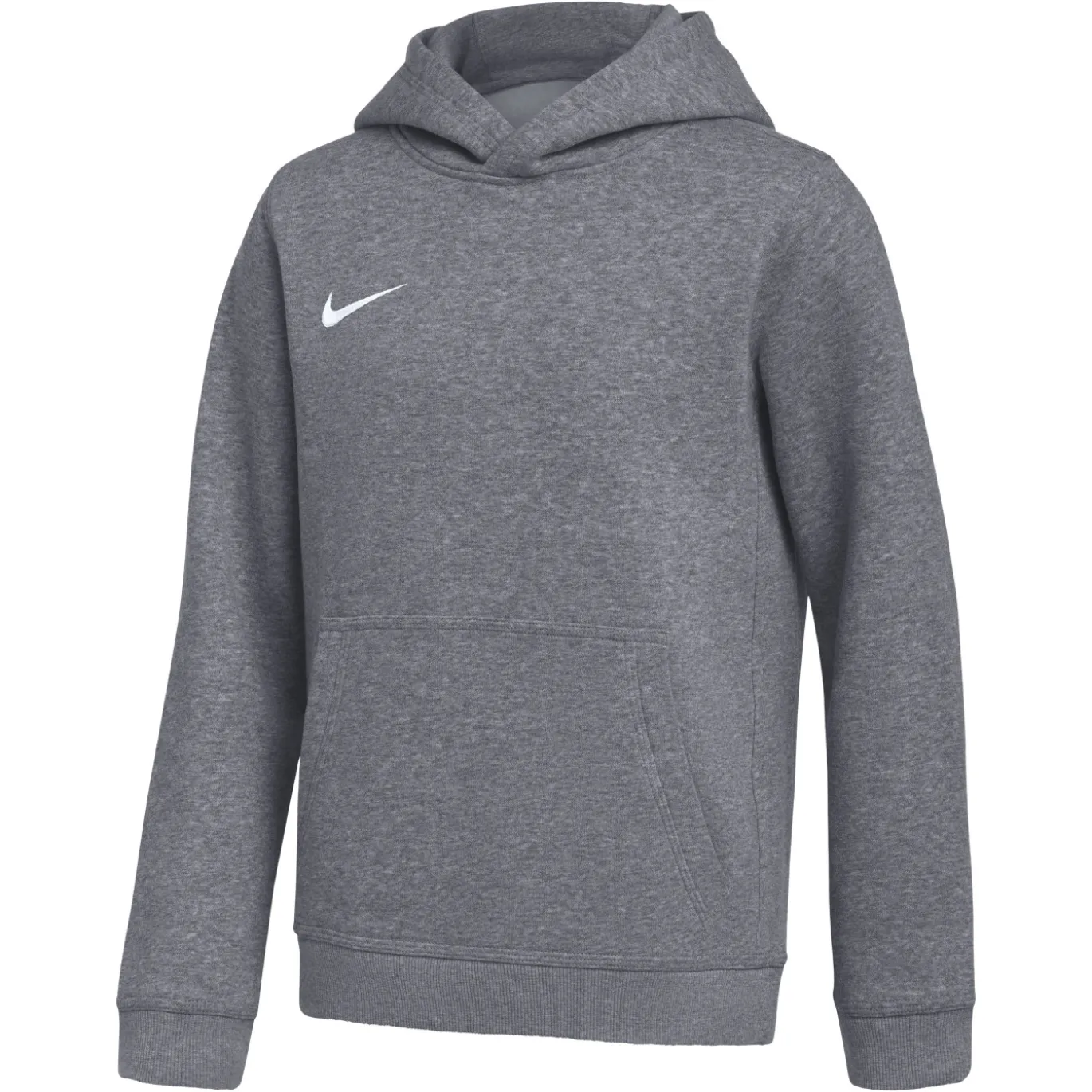 Nike Park 26 Fleece Pullover Hoodie Kids Donkergrijs Wit