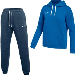 Nike Park 26 Fleece Pullover Hoodie Joggingpak Dames Blauw Wit