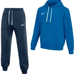 Nike Park 26 Fleece Pullover Hoodie Joggingpak Blauw Wit