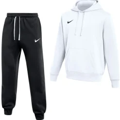 Nike Park 26 Fleece Pullover Hoodie Joggingpak Wit Zwart