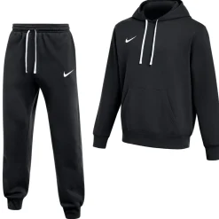 Nike Park 26 Fleece Pullover Hoodie Joggingpak Zwart Wit