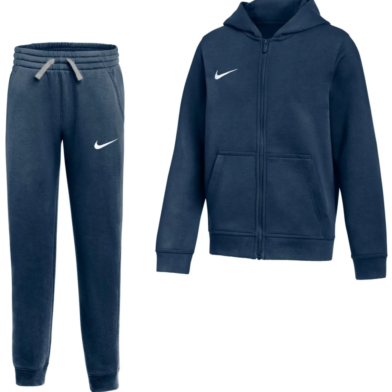 Nike Park 26 Fleece Vest Joggingpak Kids Donkerblauw Wit
