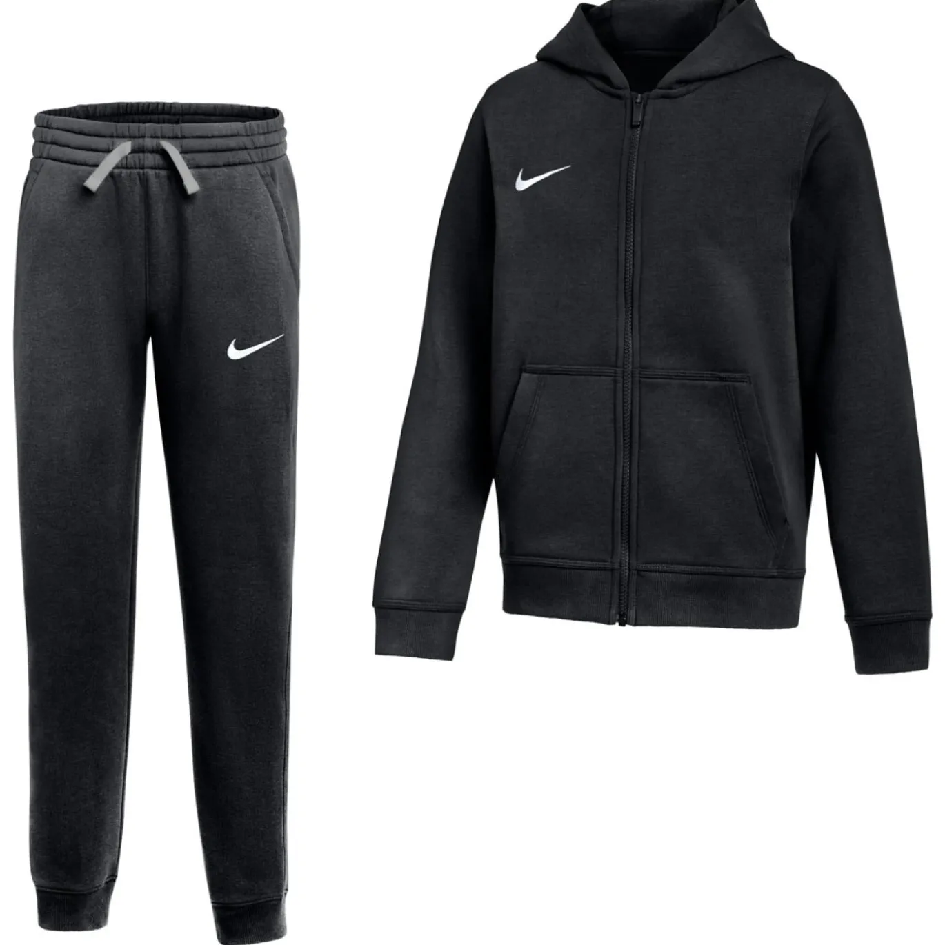 Nike Park 26 Fleece Vest Joggingpak Kids Zwart Wit