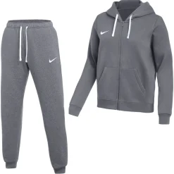 Nike Park 26 Fleece Vest Joggingpak Dames Donkergrijs Wit