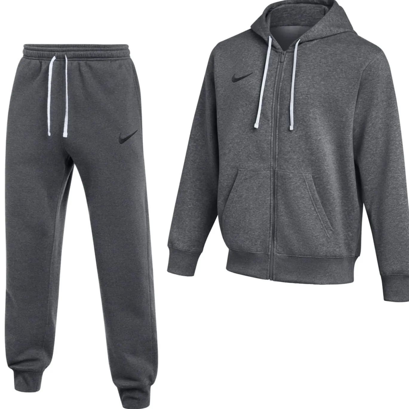 Nike Park 26 Fleece Vest Joggingpak Donkergrijs Zwart