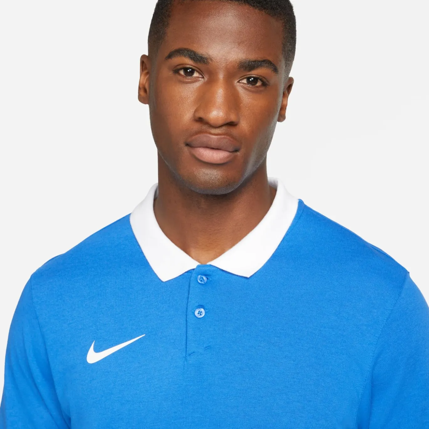 Nike Park 20 Polo Blauw Wit