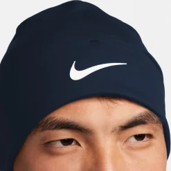 Nike Peak Beanie Donkerblauw Wit