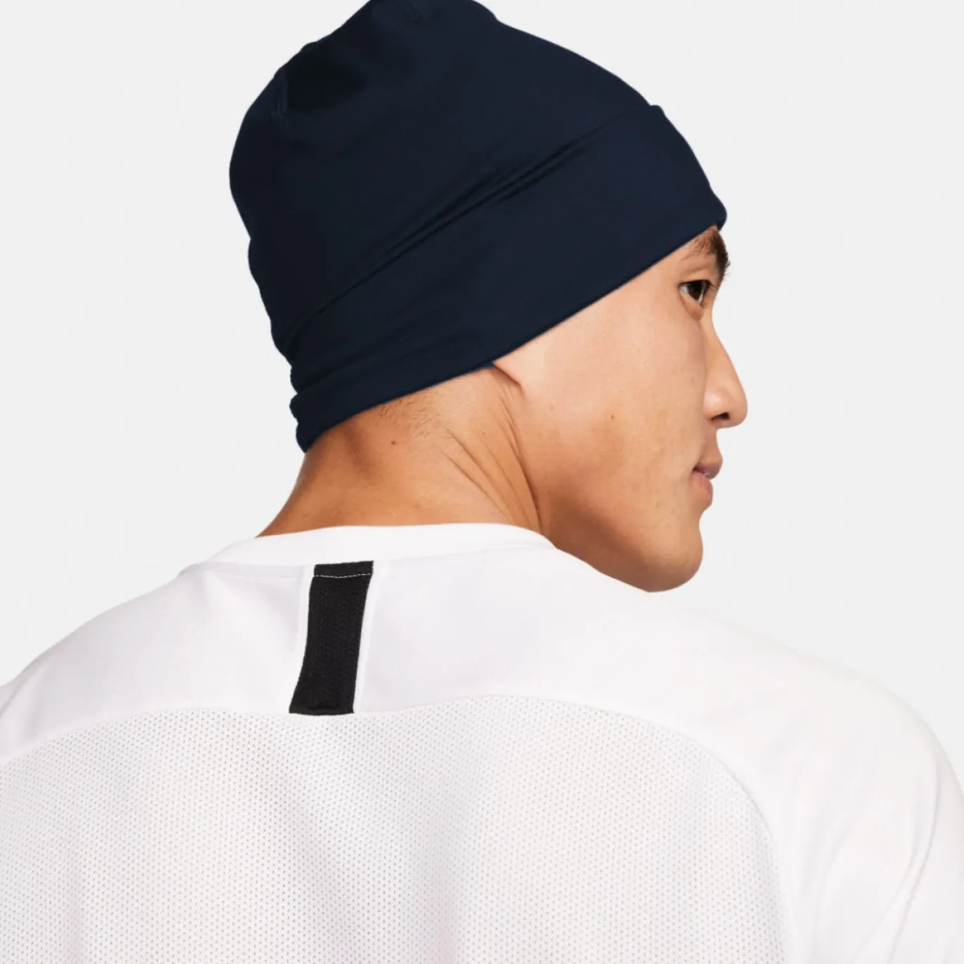 Nike Peak Beanie Donkerblauw Wit