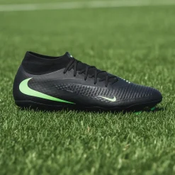 Nike Phantom 6 High Academy Gras / Kunstgras Voetbalschoenen (MG) Zwart Felgroen