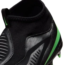 Nike Phantom 6 High Academy Gras / Kunstgras Voetbalschoenen (MG) Kids Zwart Felgroen