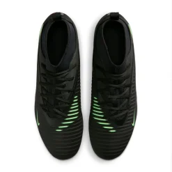 Nike Phantom 6 High Club Gras / Kunstgras Voetbalschoenen (MG) Zwart Felgroen