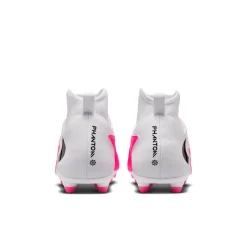 Nike Phantom 6 High Club Gras / Kunstgras Voetbalschoenen (MG) Wit Felroze Zwart