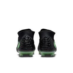 Nike Phantom 6 High Elite Gras Voetbalschoenen (FG) Zwart Felgroen