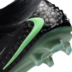 Nike Phantom 6 High Elite Gras Voetbalschoenen (FG) Zwart Felgroen
