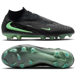 Nike Phantom 6 High Elite Gras Voetbalschoenen (FG) Zwart Felgroen