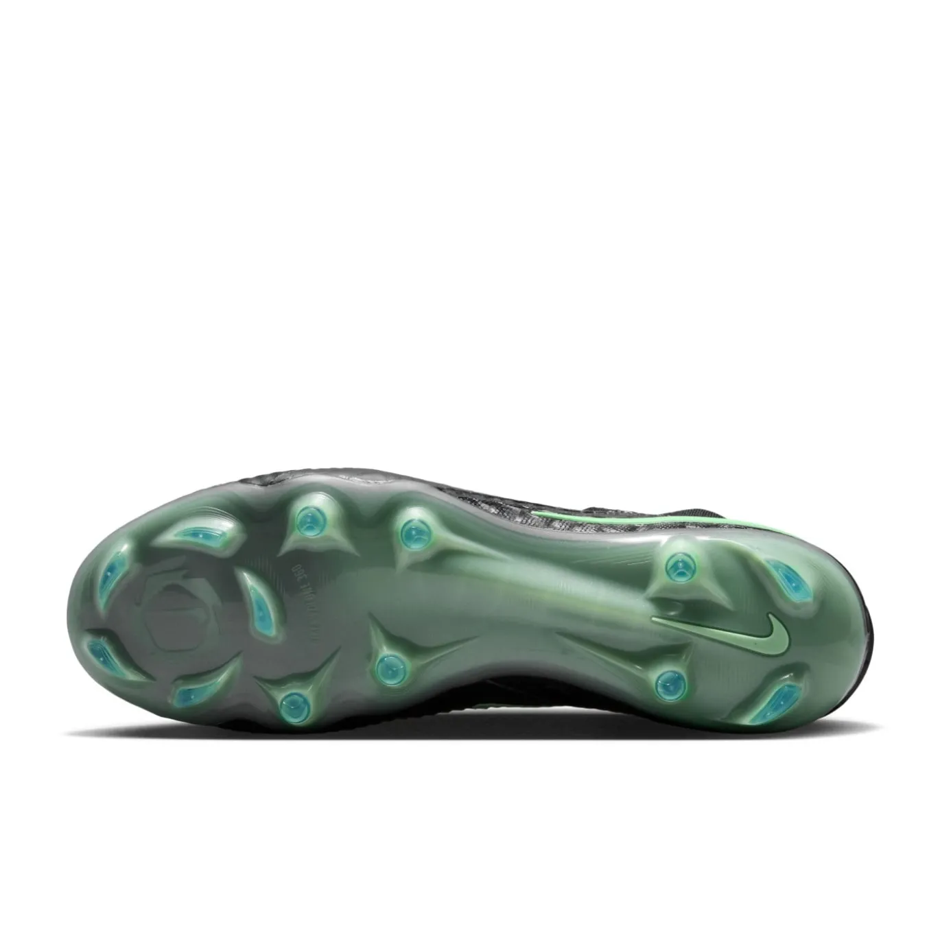 Nike Phantom 6 High Elite Gras Voetbalschoenen (FG) Zwart Felgroen