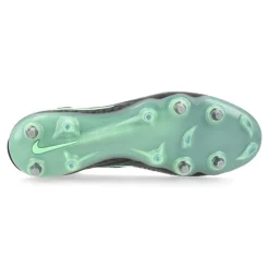 Nike Phantom 6 High Elite IJzeren-Nop Voetbalschoenen (SG) Pro Player Zwart Felgroen