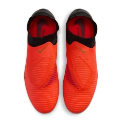 Nike Phantom 6 High Elite Kunstgras Voetbalschoenen (AG) Zwart Felrood Goud