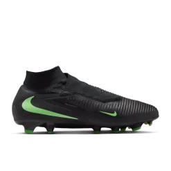 Nike Phantom 6 High Pro Gras Voetbalschoenen (FG) Zwart Felgroen