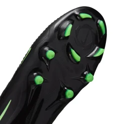 Nike Phantom 6 High Pro Gras Voetbalschoenen (FG) Zwart Felgroen